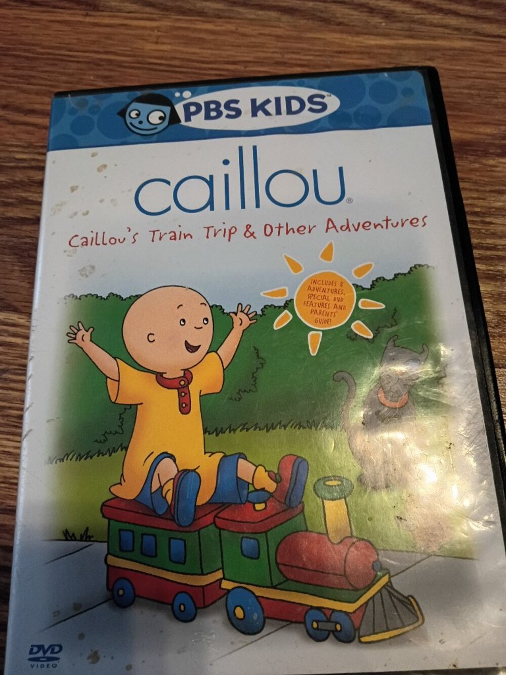 PBS Kids Caillou Train Trip dvd movie